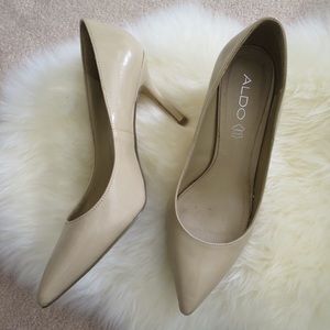 Aldo Patent Leather Pump Heel